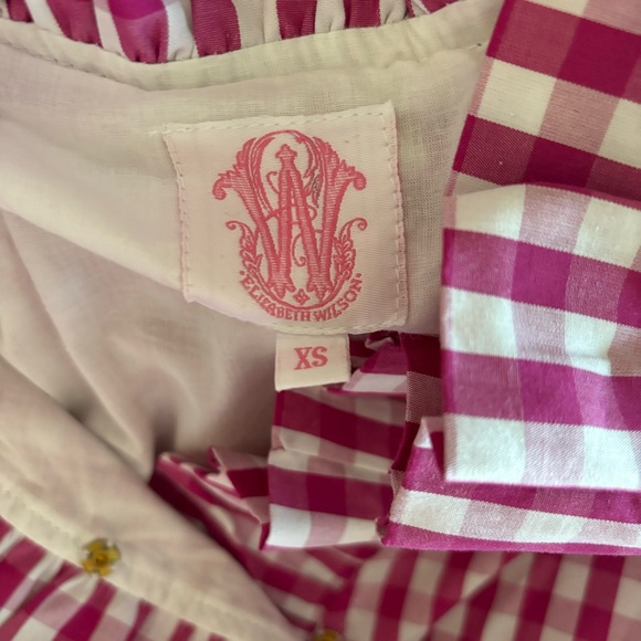 Elizabeth Wilson Designs Pink Ruffle Maxi Wrap dress - Picture 7 of 7